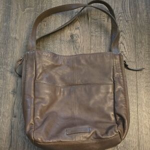 Lucky Brand Brown Leather Shoulder Bag